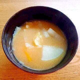 大根と白菜と南瓜の味噌汁